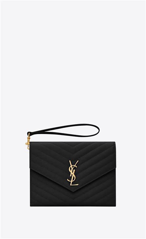 ysl clutch monogram|ysl monogram clutch sale.